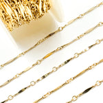 Load image into Gallery viewer, Solid Yellow Gold Bar Chain