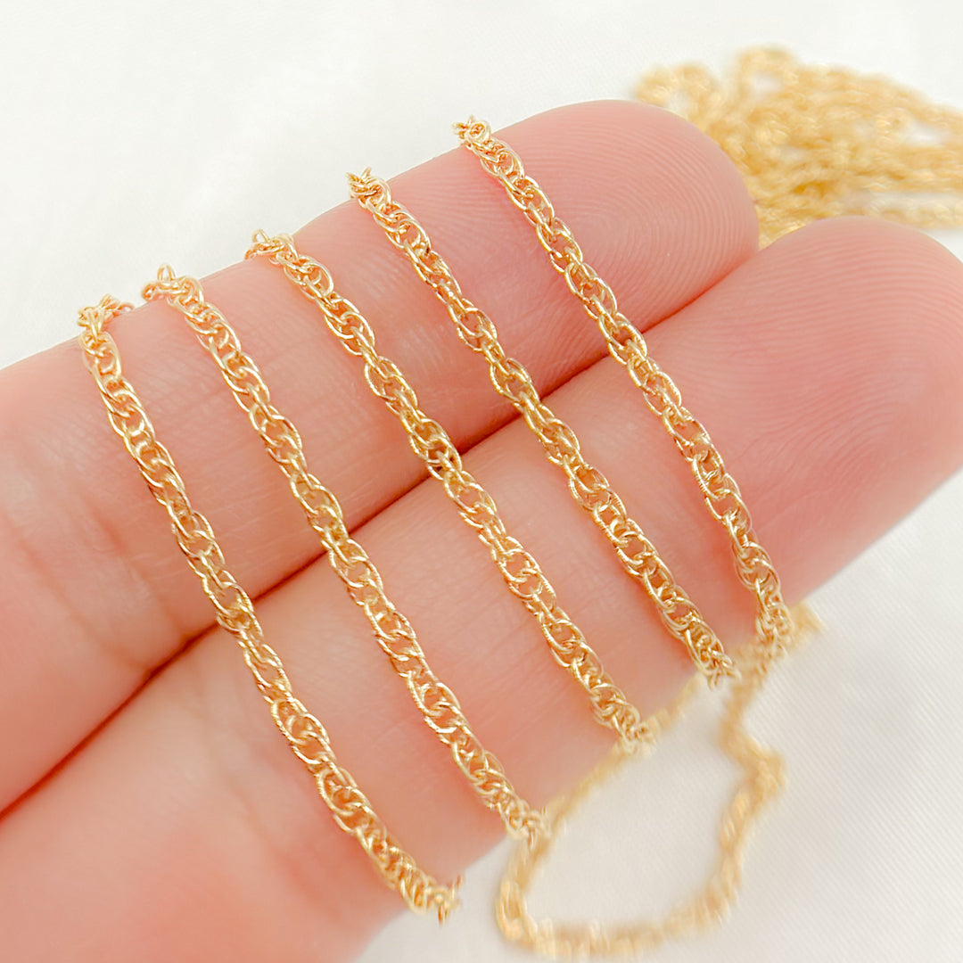 13RGF. 14K Gold Filled Rope Chain