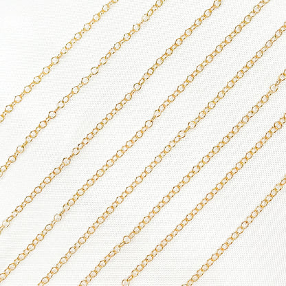 14K Gold-Filled Cable Chain