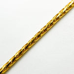 Load image into Gallery viewer, TRE004. 14k Solid Yellow Gold Wheat Chain