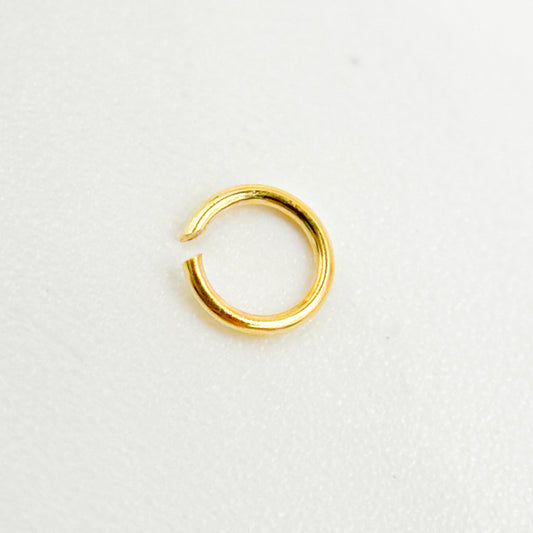 Gauge Gold Plated Sterling Silver Open Jump Ring