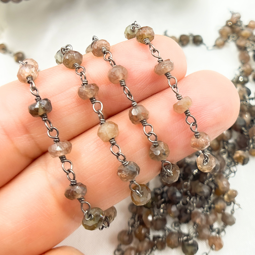 Andalusite Oxidized Wire Chain