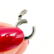 Sterling Silver Round Hinge Clasp