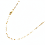 Load image into Gallery viewer, 1606GFNecklace. 14K Gold-Filled Smooth Paperclip Finished Necklace