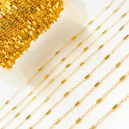  14K Gold-Filled Tube Size Satellite Chain