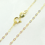 Load image into Gallery viewer, 018FLBL. 14k Solid Yellow Gold Flat Cable Chain
