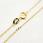 Load image into Gallery viewer, 028GRT2. 14K Solid Gold Flat Cable Link Chain
