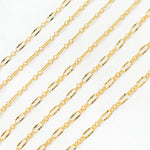 Load image into Gallery viewer, 163SBGF. 14K Gold Filled Diamond Cut Oval Link Chain
