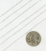 Load image into Gallery viewer, 1606FSS. Sterling Silver Paperclip Chain.
