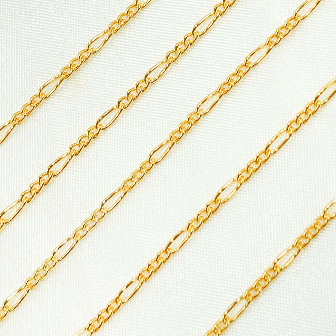 14k Gold Filled Figaro Chain