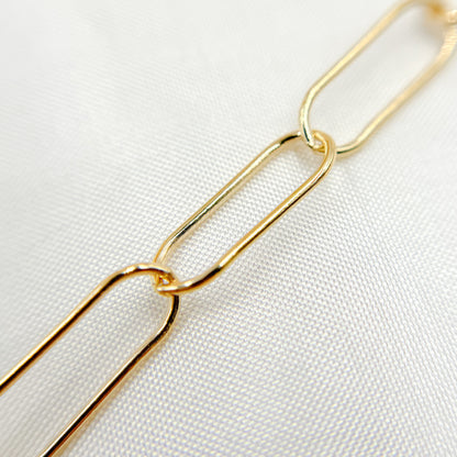 14K Gold Filled Paperclip Chain