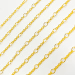 Load image into Gallery viewer, V303GF. 14K Gold Filled Long &amp; Short Round Link Chain