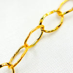 Load image into Gallery viewer, 720KGF. 14K Gold Filled Hammered Oval Link Chain
