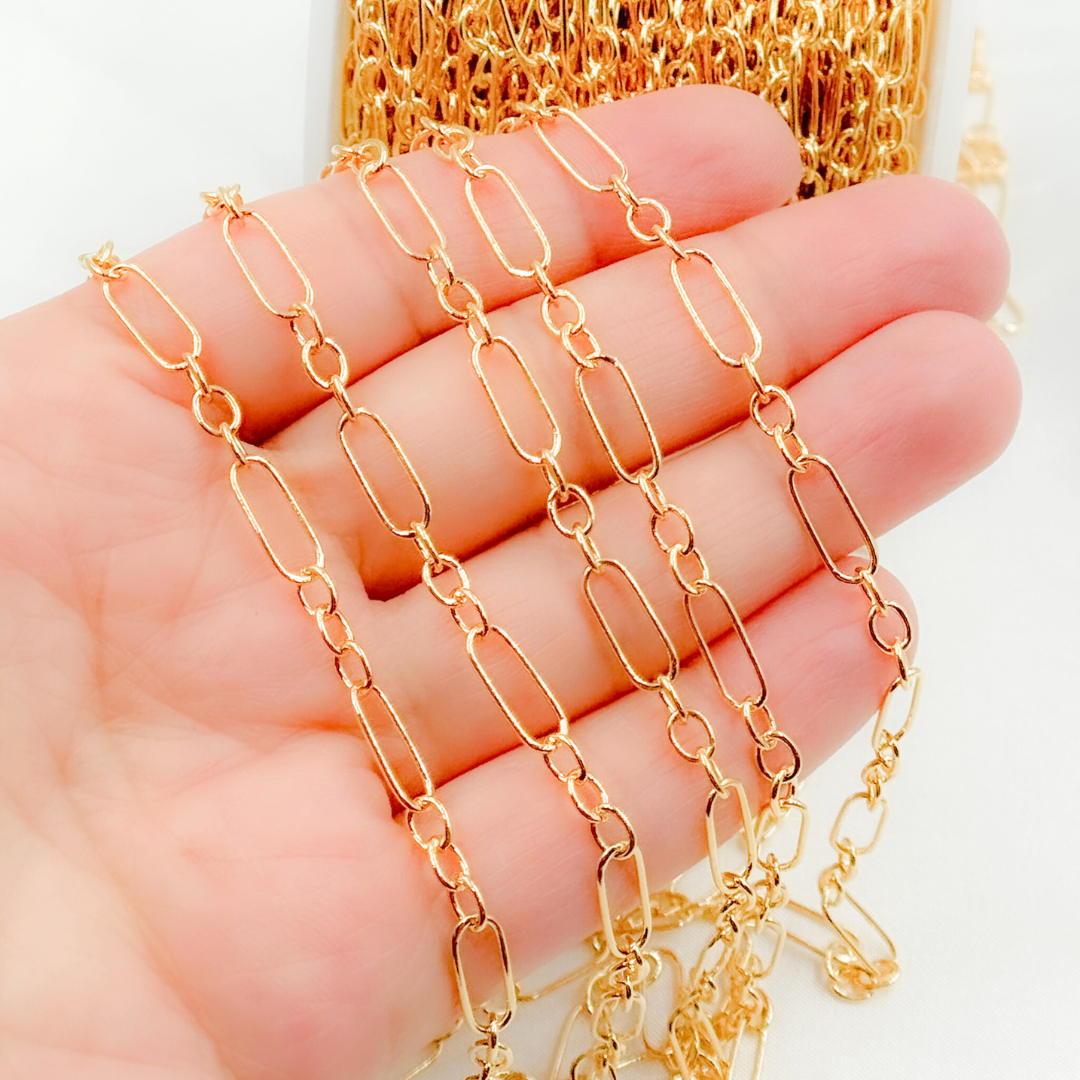 283GF. 14k Gold Filled Long and Short Link