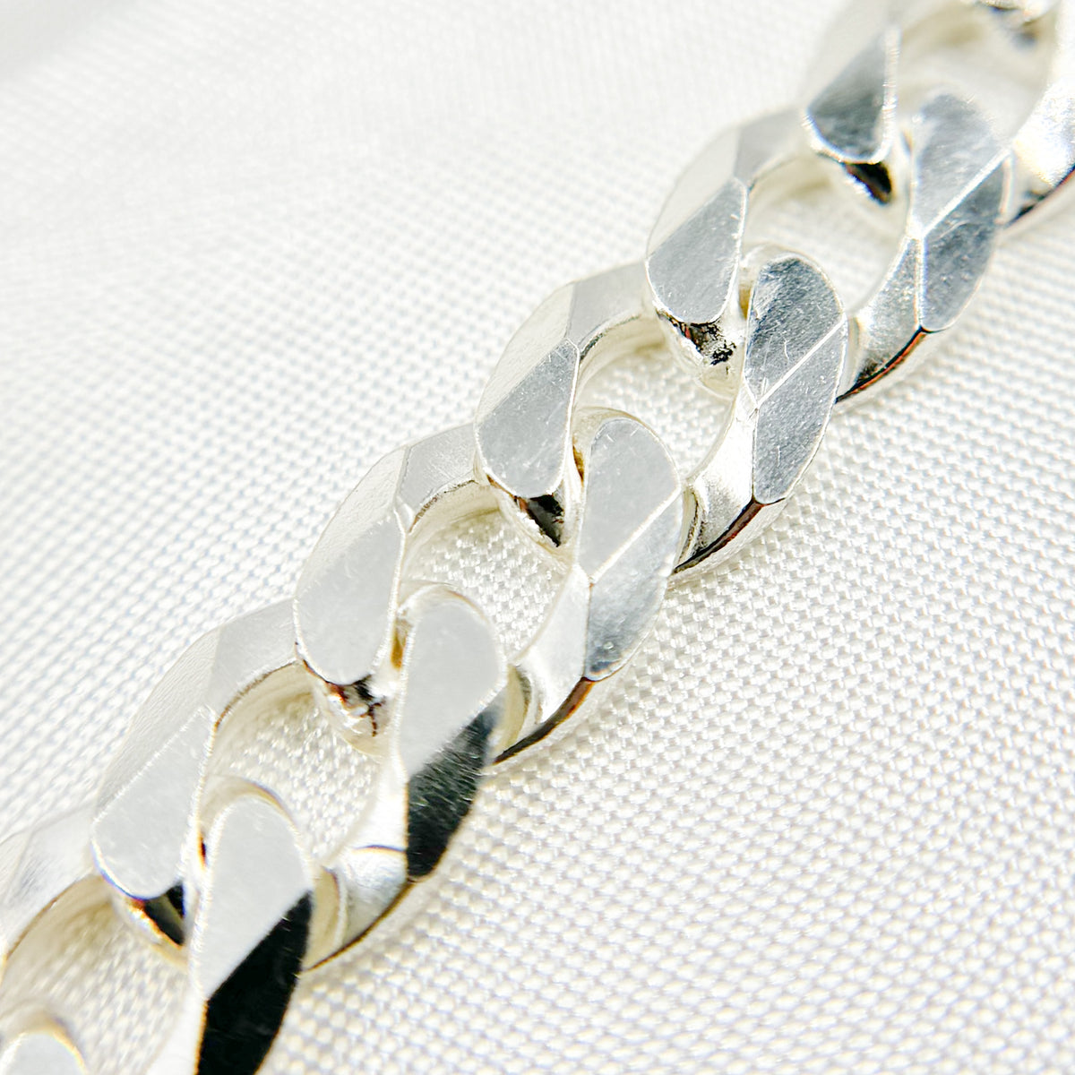 Sterling Silver Flat Curb Chain