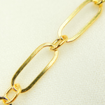 Load image into Gallery viewer, 14K Yellow Gold Filled Flat Oval Link &amp; Round Links Chain. 281FGF
