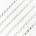 Load image into Gallery viewer, Sterling Silver Flat Curb Chain
