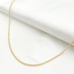 Load image into Gallery viewer, 035SPLLG. 14K Solid Gold Wheat Chain
