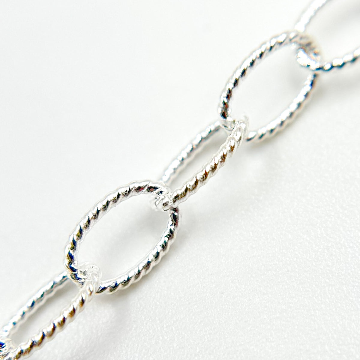Sterling Silver Twisted Cable Chain