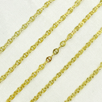 Load image into Gallery viewer, Gold Plated 925 Sterling Silver Fancy Link Chain. Z14GP
