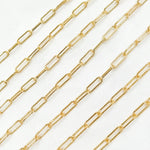 Load image into Gallery viewer, 2903LGF. 14K Gold Filled Hammered Paperclip Chain
