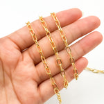 Load image into Gallery viewer, Shop 14k Gold Filled Elongated Cable Twisted and Plain Link Chains