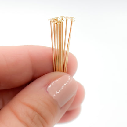 Gauge Gold-filled Flat 1.5 Inch Headpin