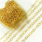Load image into Gallery viewer, Y97GP. Gold Plated 925 Sterling Silver Hammered Round Link Chain