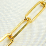 Load image into Gallery viewer, Y58DGP. Gold Plated Sterling Silver Paperclip Chain
