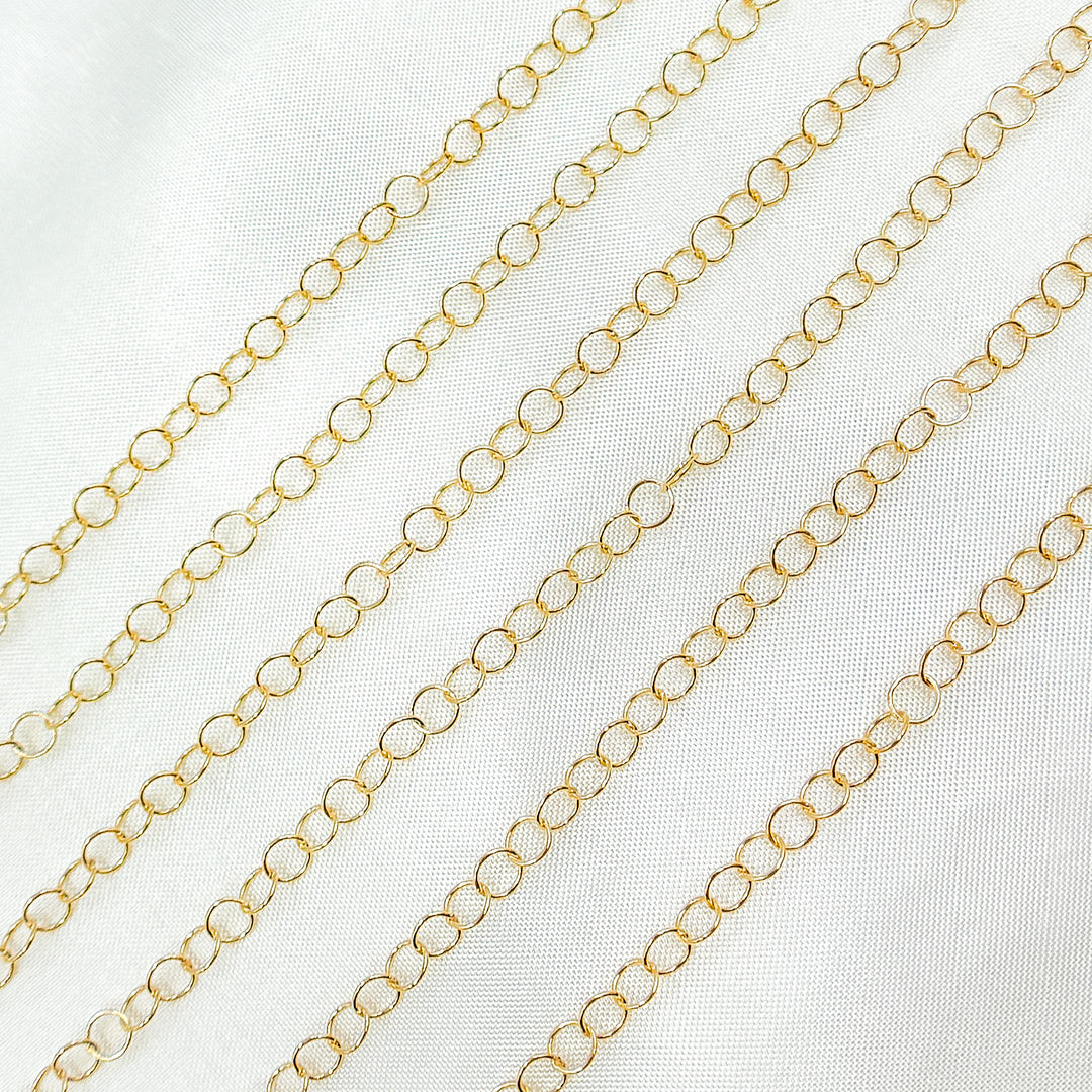 678GF. 14K Gold Filled Oval Link Chain