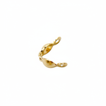 Load image into Gallery viewer, 4001181. Gold Filled Clamshell Bead Tip with Two Rings