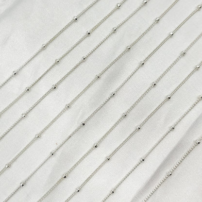 Sterling Silver Satellite Chain
