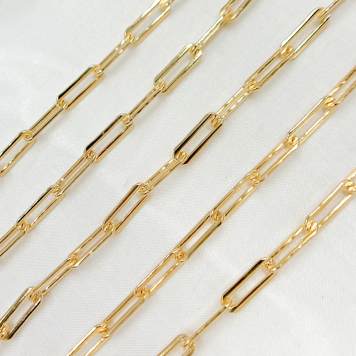 14K Gold Filled Paperclip Chain