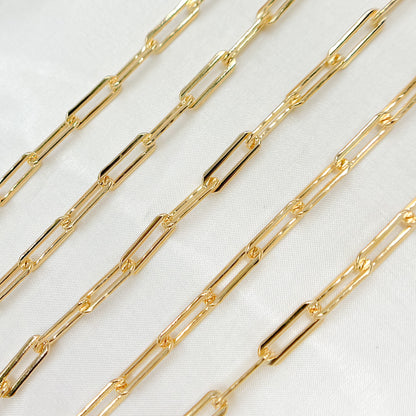 14K Gold Filled Paperclip Chain