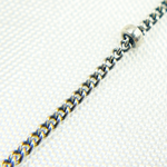 Load image into Gallery viewer, Oxidized 925 Sterling Silver Satellite Chain. 444OX
