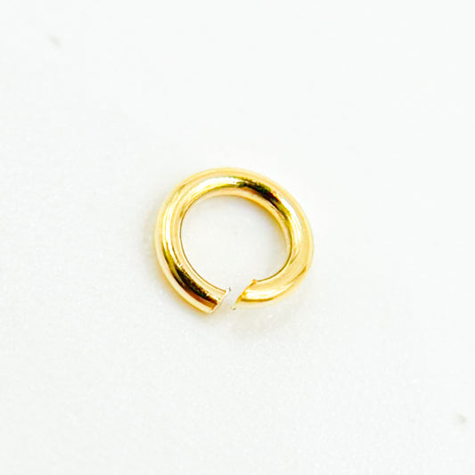Gauge Gold Plated Sterling Silver Open Jump Ring