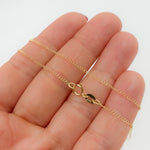 Load image into Gallery viewer, 022GLLG18K. 18K Solid Gold Cable Necklace