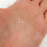 Load image into Gallery viewer, 5004521C. 5MM 18Gauge White Sterling Silver Close Jump Ring
