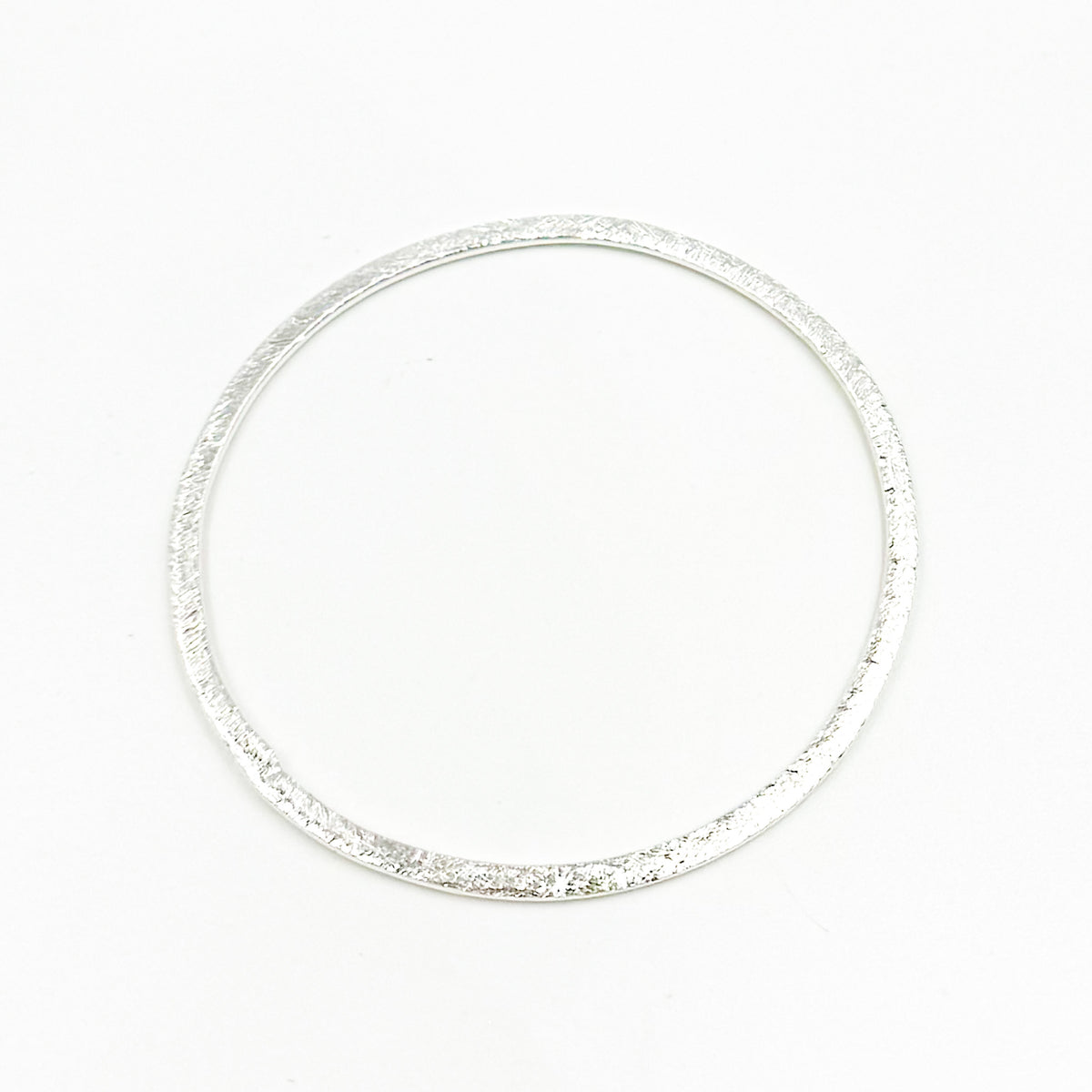 40MM White Sterling Silver Ring Connector