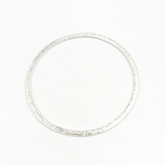 40MM White Sterling Silver Ring Connector