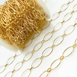 Load image into Gallery viewer, V153GP. Gold Plated 925 Sterling Silver Oval Link Chain