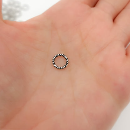 Gold Plated Twisted Jump Ring