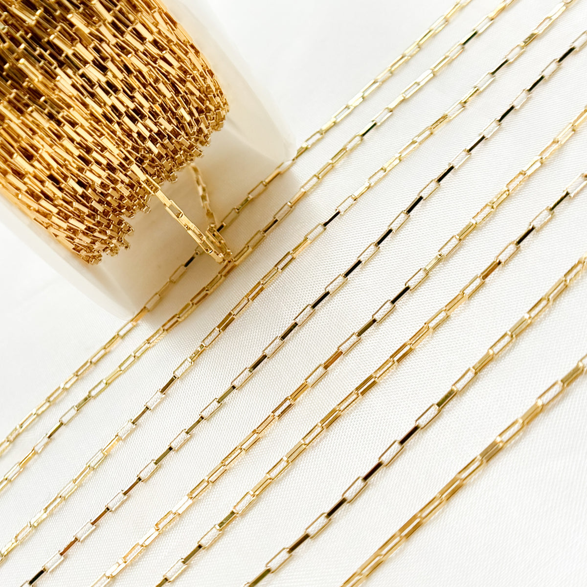 14k Gold Filled Box Link Chain