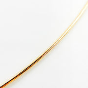 100J05SPGRHF034. 14K Solid Gold Adjustable Cord Choker Necklace
