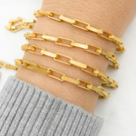 Load image into Gallery viewer, X31GPM. Gold Plated Matt 925 Sterling Silver Box Chain