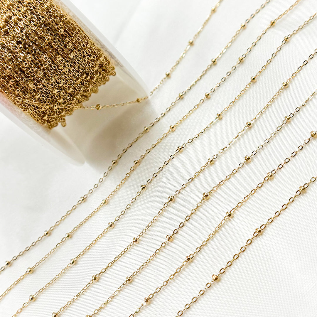 1104GF. 14K Gold Filled Satellite Chain