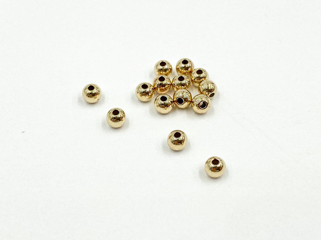 2925SB30H09. 14k Gold Filled Seamless Beads 3mm