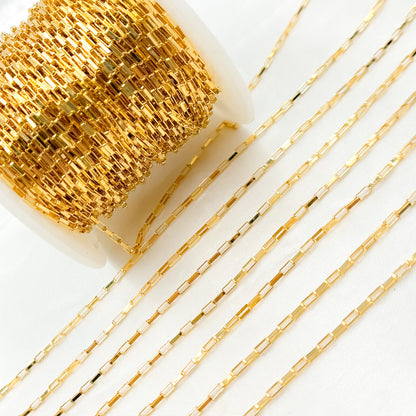 14K Gold Filled Box Link Chain