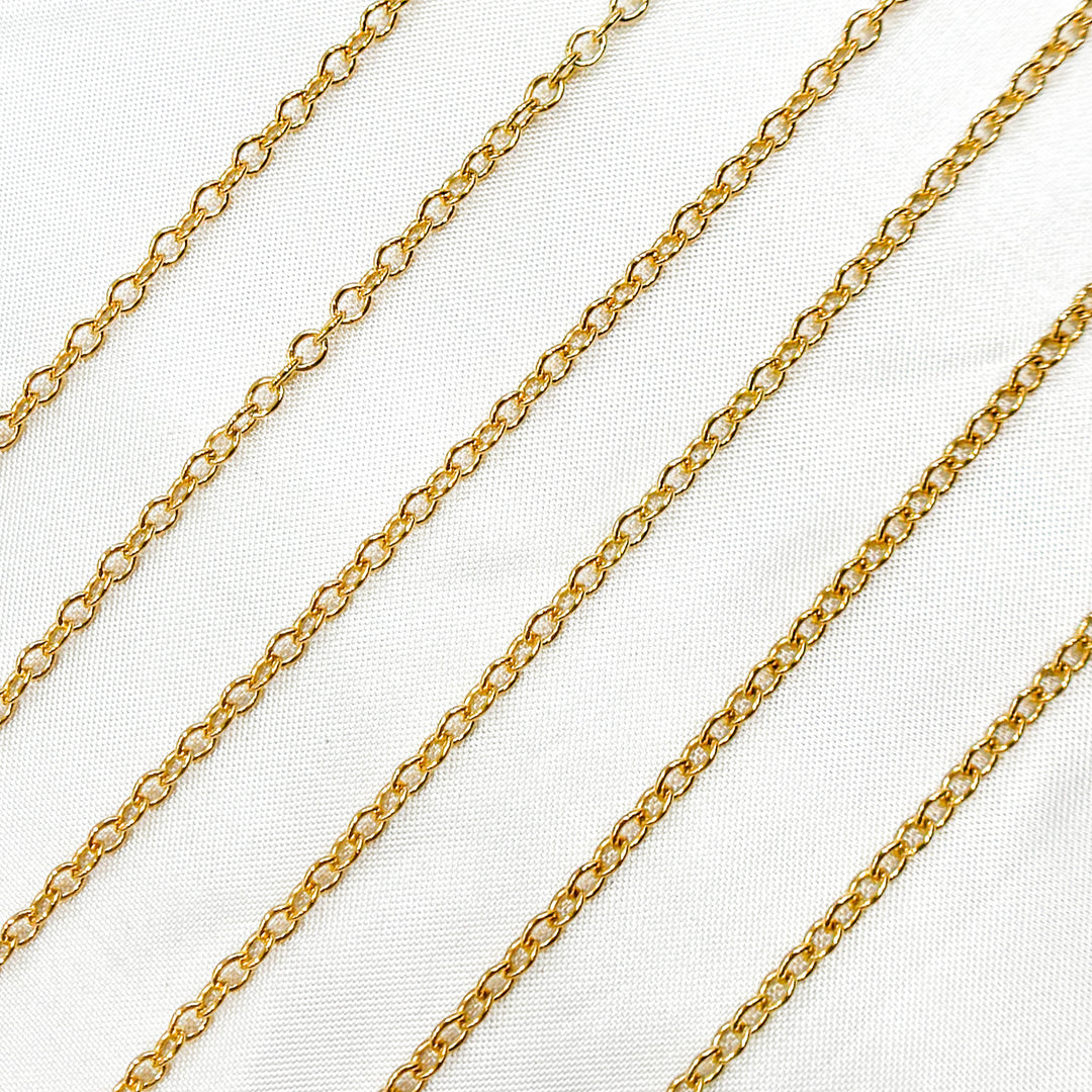 Gold-Filled Smooth Cable Chain. 2214GF