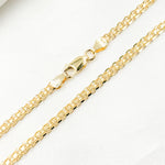 Load image into Gallery viewer, 050R13AC2A3L137. 14K Solid Gold Bismark Chain
